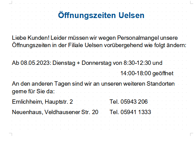 Öffnungszeiten_Uelsen_ 2023-06-01